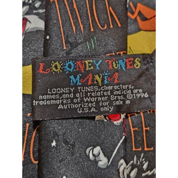 Vtg 90's Looney Tunes Mania Ties Lot of 4 Bugs Tweety Sylvester Elmer Fudd Taz - Picture 8 of 14